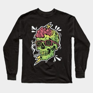 Skull weed Long Sleeve T-Shirt